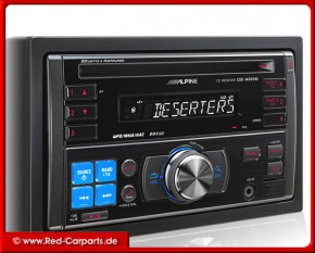 Alpine 2-DIN Autoradio CDA-W203Ri mit CD/USB/iPhone/iPod