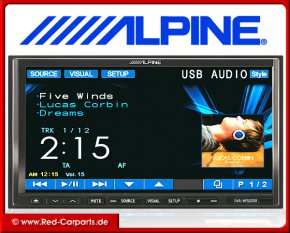 Alpine Autoradio IVA-W520R mit DVD/CD/USB/iPhone/iPod