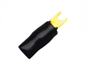 Kabelschuh Gabel 10 mm² schwarz