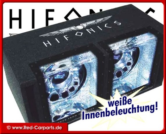 Hifonics Brutus Dual Bandpass BX12DUAL mit Beleuchtung!