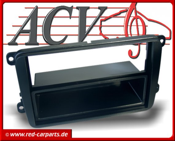 ACV Radiohalterung Doppel-DIN mit Ablagefach Seat / Skoda / VW