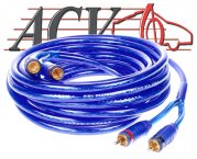 Cinch-Kabel - 0,75m - doppelt abgeschirmt