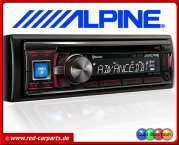 Alpine Autoradio CDE-133BT mit CD/USB/iPhone/iPod inkl. Bluetooth Freisprecheinrichtung