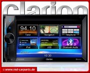 Clarion NX302E Autoradio inkl. Navigation + Bluetooth ohne CD