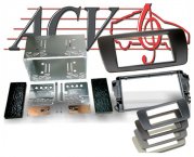 Radiohalterung Doppel-DIN Set Seat Ibiza (azabacheschwarz)