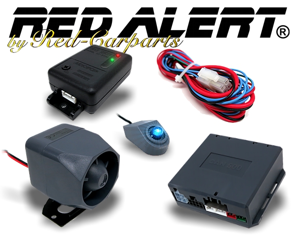 Red-Alert CAN-Bus Autoalarmanlage RC4000s inkl. Erschütterungssensor