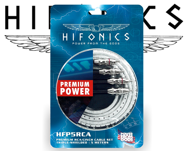 HIFONICS Cinch-Kabel HFP5-RCA PREMIUM