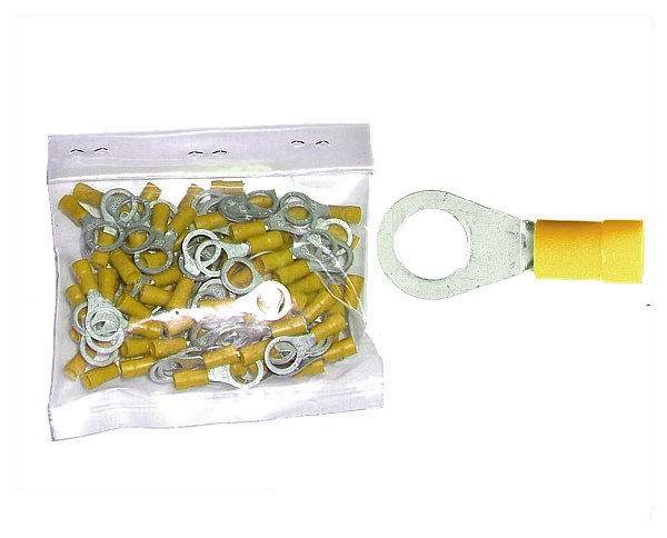 Kabelschuhe Ring 8,4mm gelb 4,0-6,0 mm² 100 Stück