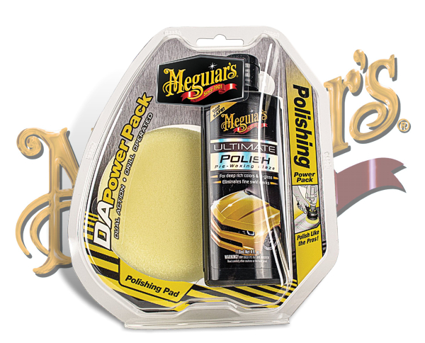 Meguiars DA Power System Set gelb Lackpolieren G-3502