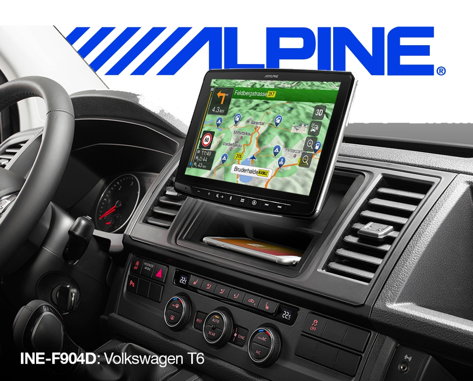 Alpine Navigationssystem INE-F904D Apple Carplay Android Auto