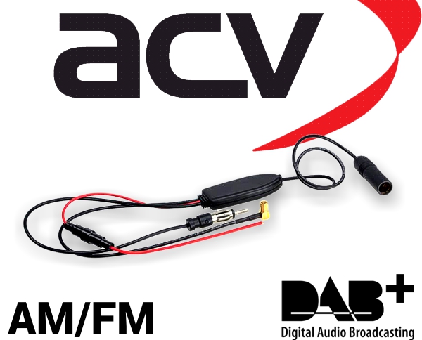DAB DAB+ FM AM aktive Antennenweiche für vorhandene UKW Antenne DIN