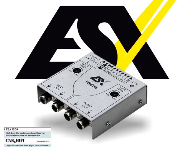 ESX Premium High-Low Adapter 4 Kanal ISC4