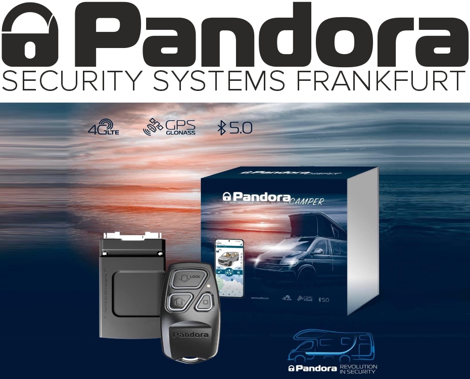 Pandora Wohnmobil Alarmanlage Camper V3 2023 Reisemobil Alarm mit Live-Ortung Handyalarm App Bluetooth