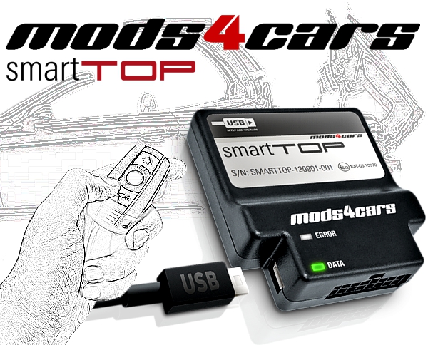 Verdecksteuerung Mods4Cars SmartTOP Verdeckmodul für original Funkfernbedienung Audi A3 8P