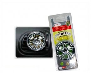 Lufterfrischer "Chrome Spinnerz" lemon