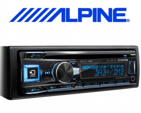 Alpine DAB+ Autoradio CDE-196DAB für CD USB iPhone iPod Bluetooth Facebook