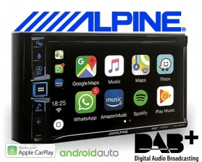 Alpine Navigationsgerät Autoradio INE-W611D mit USB/iPhone/iPod