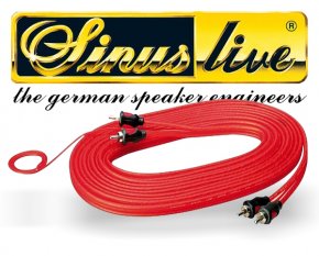 Cinch-Kabel - 3,50m - 3-fach abgeschirmt Sinuslive CK-35