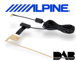 Alpine aktive DAB Scheibenantenne KAE-242DA