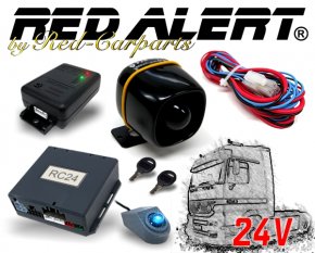 Red-Alert CAN-Bus LKW Alarmanlage RC24 Erschütterungssensor Akkusirene