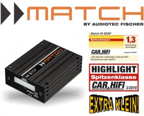 Match 5-Kanal Plug&Play Mikro Verstärker mit integriertem DSP M 5DSP MK2