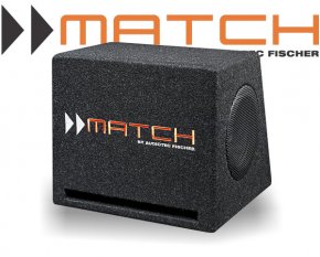 Match 2x 7" 16,5cm Plug&Play Bassreflex-Subwoofer PP 7E-D