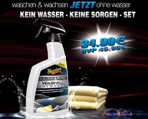 Meguiars Kein Wasser - Keine Sorgen - Set Autowäsche