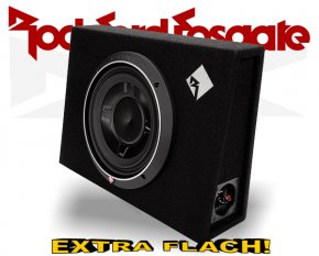 Rockford Fosgate Punch P3 Subwooferbox P3S-1x10 extra flach