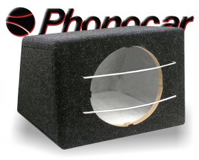 Phonocar Bassbox Leergehäuse für 12-Subwoofer Bass 45 Liter