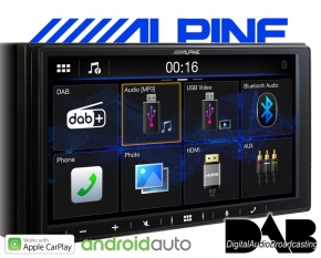 Alpine Autoradio iLX-W690D USB Apple Carplay Android Auto Bluetooth DAB+