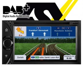 ESX Autoradio mit DAB+ Navigationsgerät i30 15,7cm Touchscreen Monitor VN630D DAB Auto und Wohnmobil