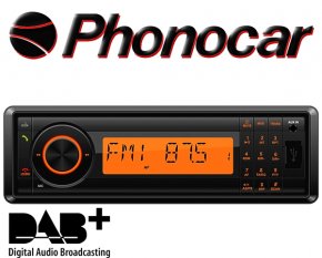 Phonocar Retro Autoradio DAB+ USB Bluetooth SD Oldtimer Youngtimer Auto LKW