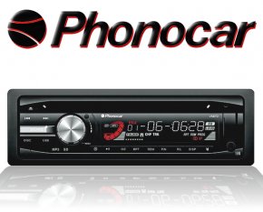 Phonocar DVD Player 1DIN 12V für Aiuto Lkw Bus uvm VM072