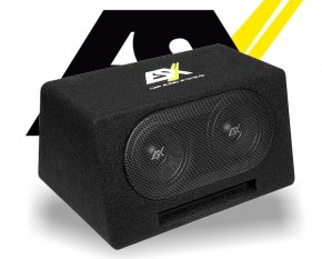 ESX Auto Subwoofer Bassbox DBX208Q 2x 200mm 800W