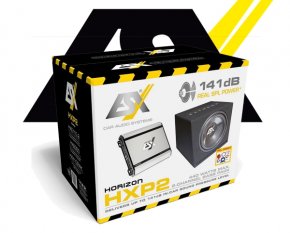 ESX 440 W Car Hifi Set Subwoofer Bass Endstufe HXP2