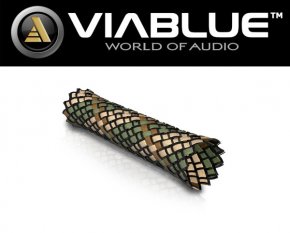 ViaBlue Geflechtschlauch Cable Sleeve Army Medium Meterware