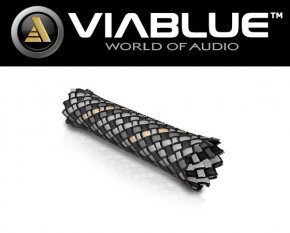 ViaBlue Geflechtschlauch Cable Sleeve Stone Medium Meterware