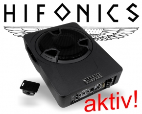 Hifonics Aktiv Auto Subwoofer Untersitz ZRX200A 20cm 300W