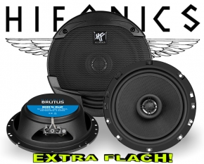 Hifonics Brutus Auto Lautsprecher extra flach BRX62 180W