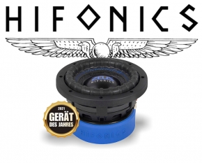 Hifonics Zeus Subwoofer Bass Lautsprecher ZRX6D2