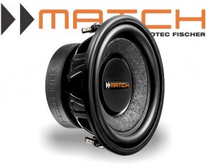 Match Subwoofer Auto Bass 250mm 300W PP 10W-Q