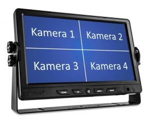 Quad 4-fach Monitor zur gleichzeitigen Darstellung von bis zu 4 Kameras