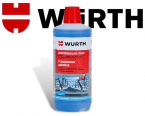 Würth Scheibenklar Plus Fensterreiniger Scheibenwischanlage mit Frostschutz 0892332840 1 Liter