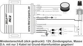Red-Alert Motorradalarmanlage RC2