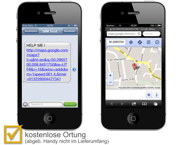 Handy orten gps app