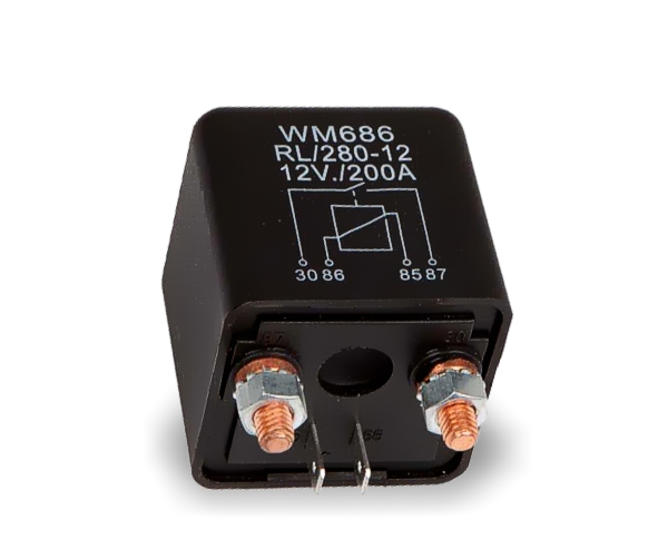 Relais Batterie Trennrelais 12V/200A Spitzenlast Startrelais Für Auto PKW Wohn 