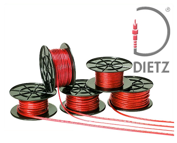 Powerkabel 6mm² Rot Stromkabel KFZ Carhifi Kupfer Meterware Einzellitze 