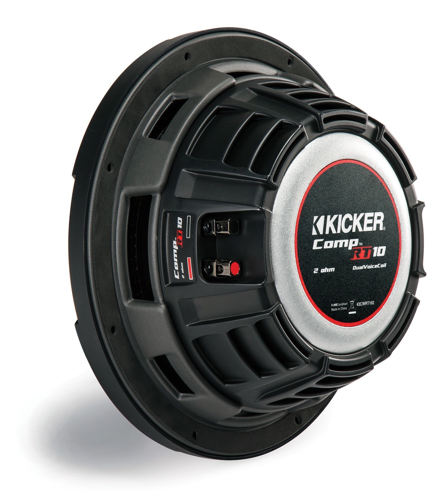 Kicker Subwoofer flach CWRT101-43 2x 1ohm 800W 25cm