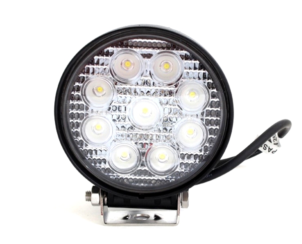 LED Arbeitsscheinwerfer rund 3600 Lumen Vibrationsfestigkeit 15 G