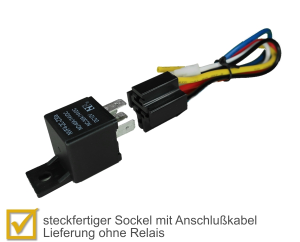 LTPRTZ Relais Kabelsatz 1 Stecker 12V